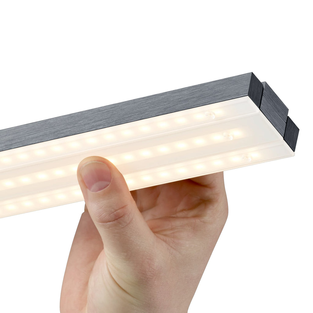 LED pendellampe L-lightLINE Zigbee opp/ned antrasitt dimbar dimmefunksjon