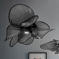 LED pendellampe La Belle Étoile svart Ø90 cm forfra