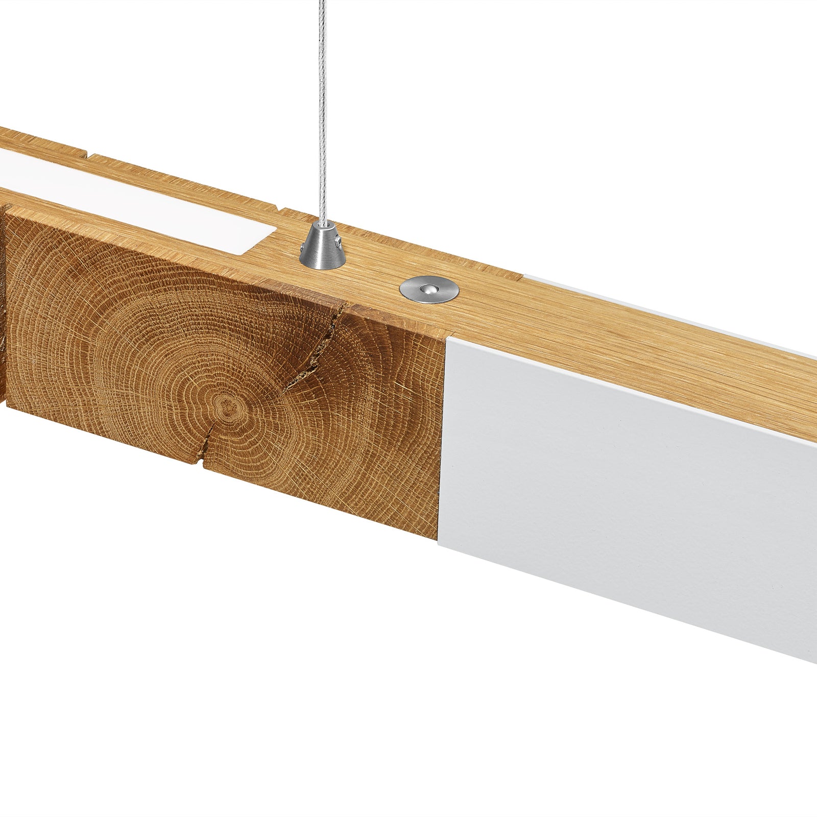 LED pendellampe Lana del bianco tre dimbar 130 cm detalj