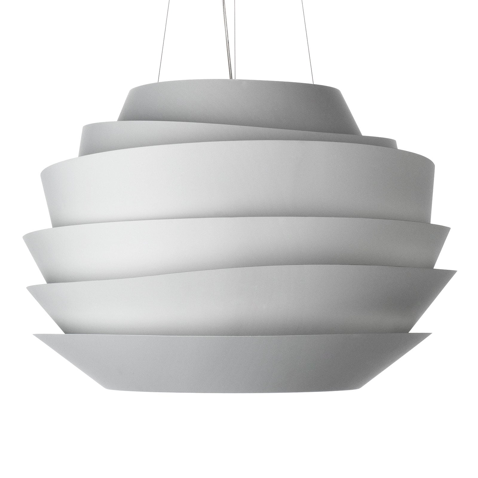 LED pendellampe Le Soleil hvit dimbar DALI Ø62 cm forfra