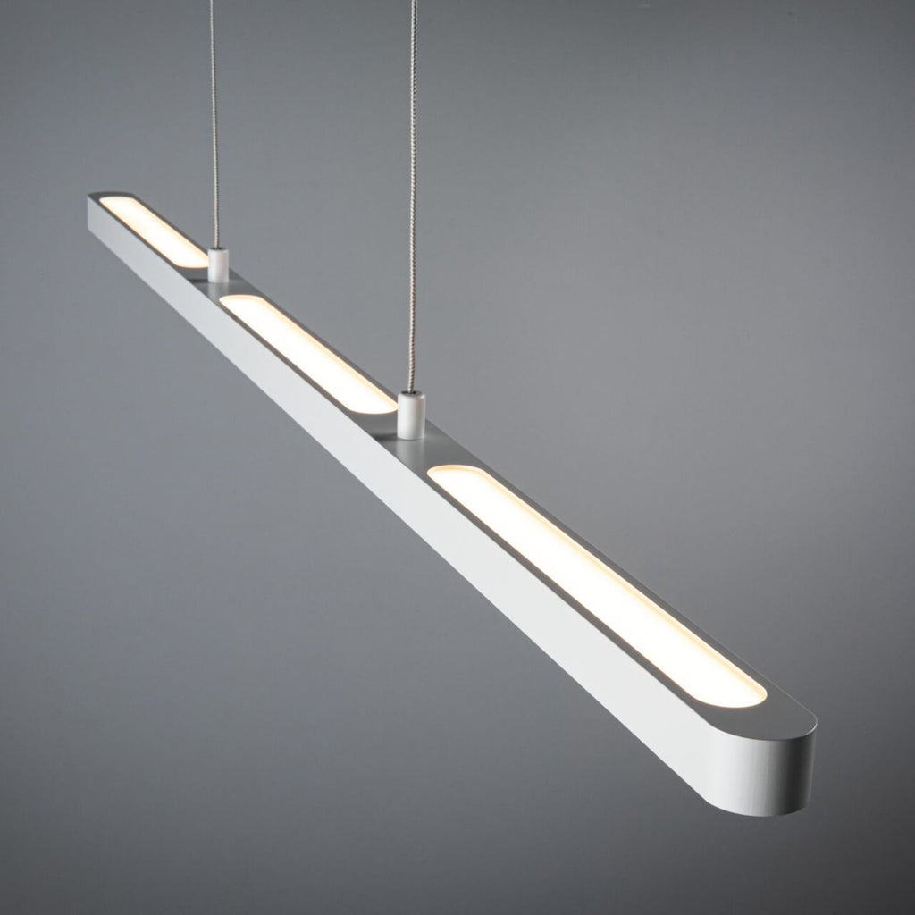 LED-pendellampe Lento ZigBee CCT dimbar hvit 100 cm montert i rom