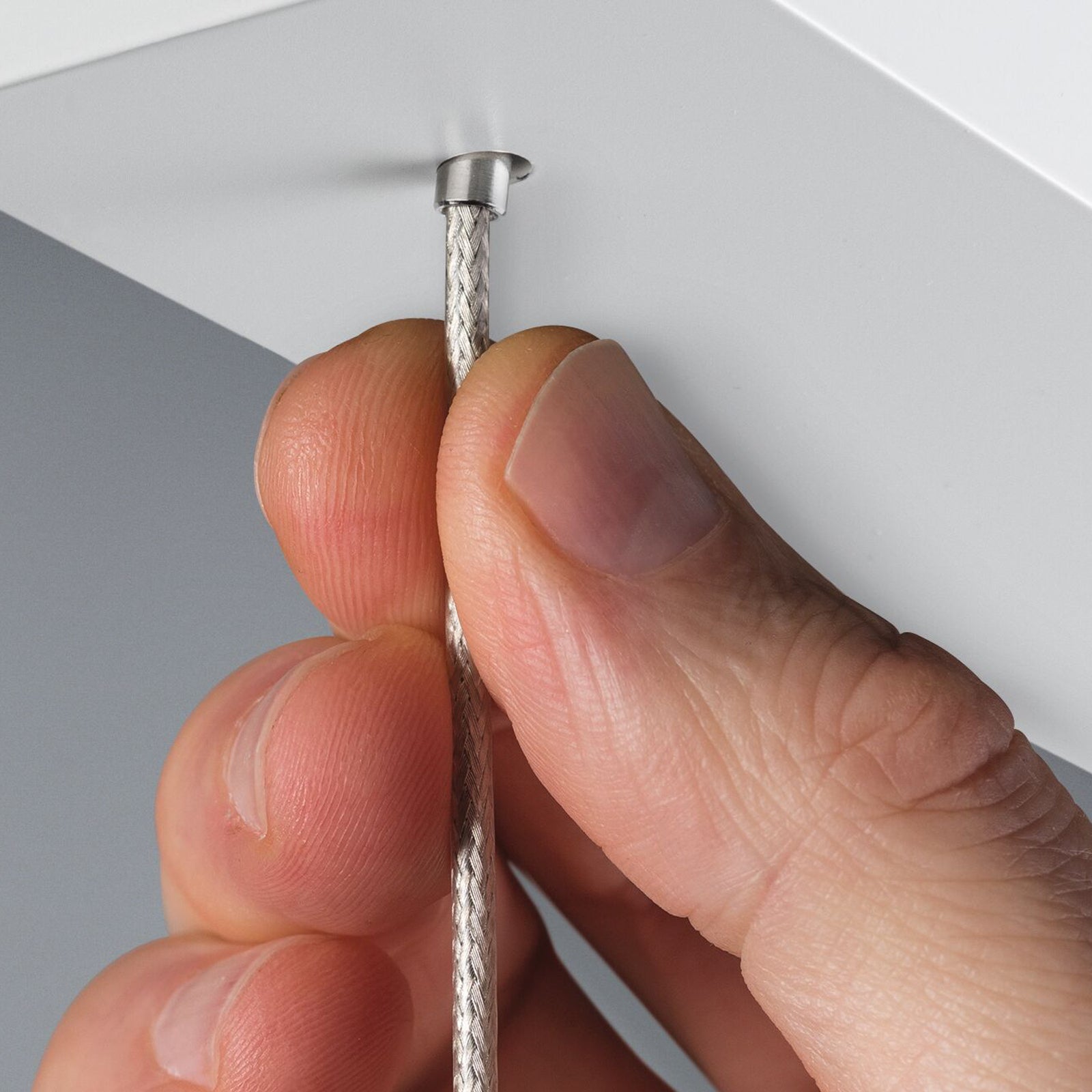 Nærbilde av LED-pendellampe Lento ZigBee CCT dimbar hvit 100 cm