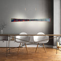 LED pendellampe Lian gull oksidert forfra