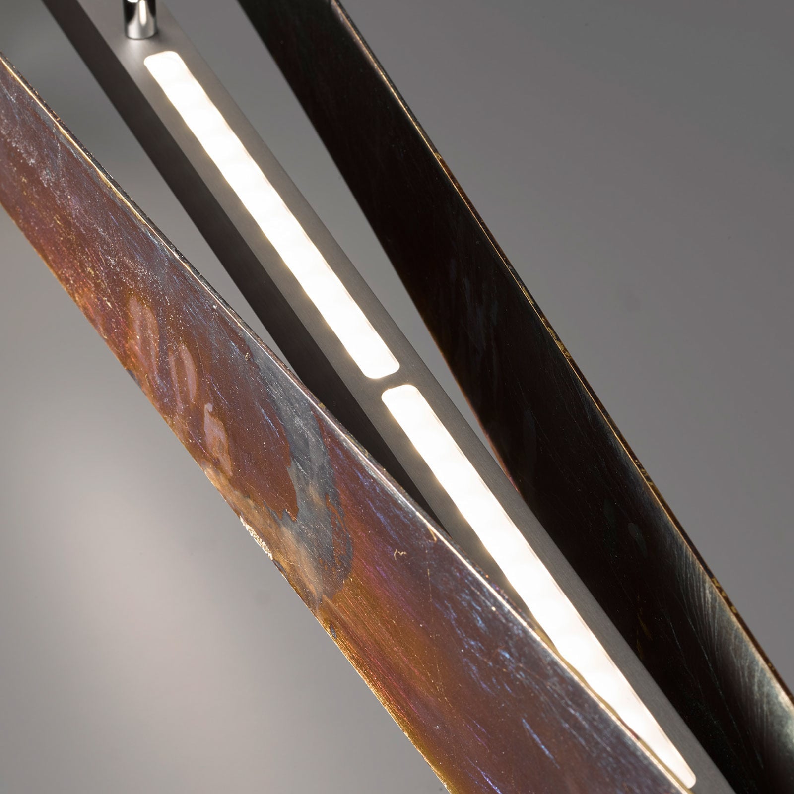 LED pendellampe Lian gull oksidert dimmer kontroll