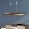 LED pendellampe Lian oksidert aluminium dimbar 119 cm forfra