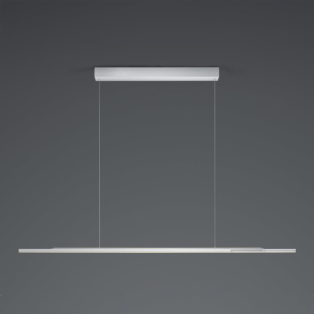 LED pendellampe Lightline V3 opp/ned dimbar aluminium forfra