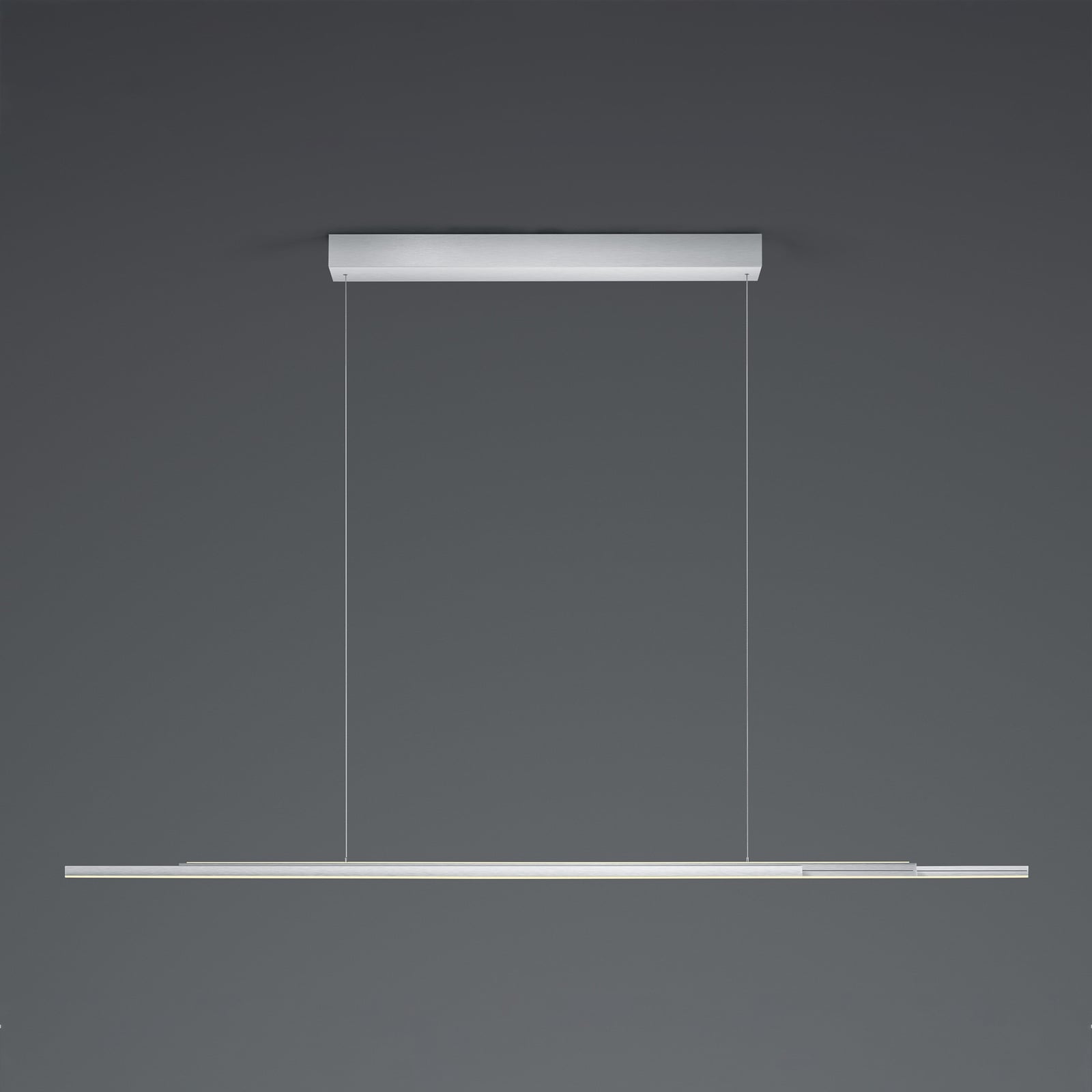 LED pendellampe Lightline V3 opp/ned dimbar aluminium forfra