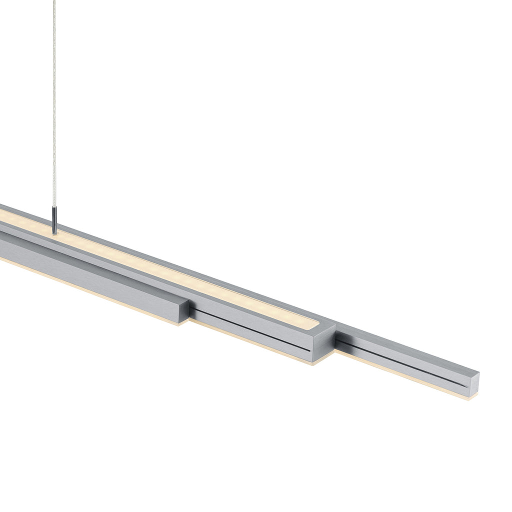 LED pendellampe Lightline V3 opp/ned dimbar aluminium nærbilde