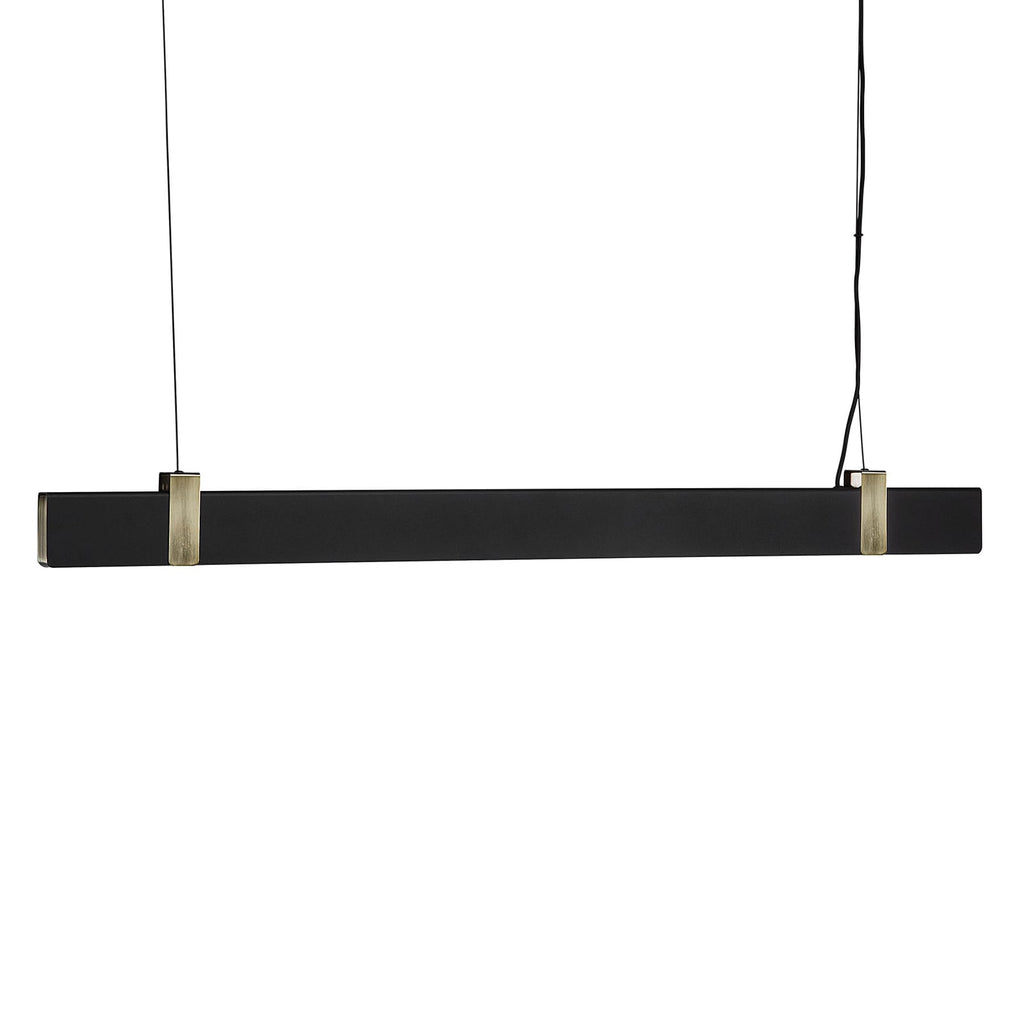 Bakside av LED pendellampe Lilt svart dimbar 115 cm 27W