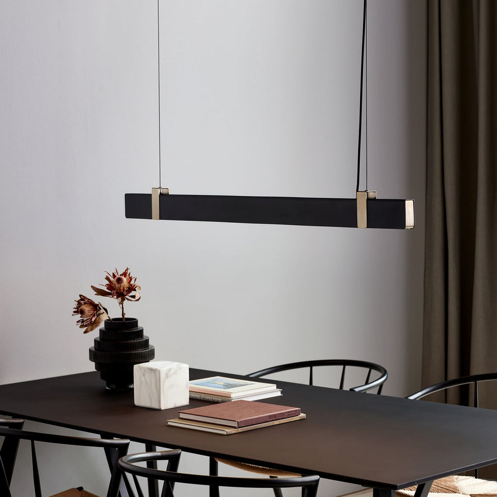 LED pendellampe Lilt svart dimbar 115 cm 27W med dimmer