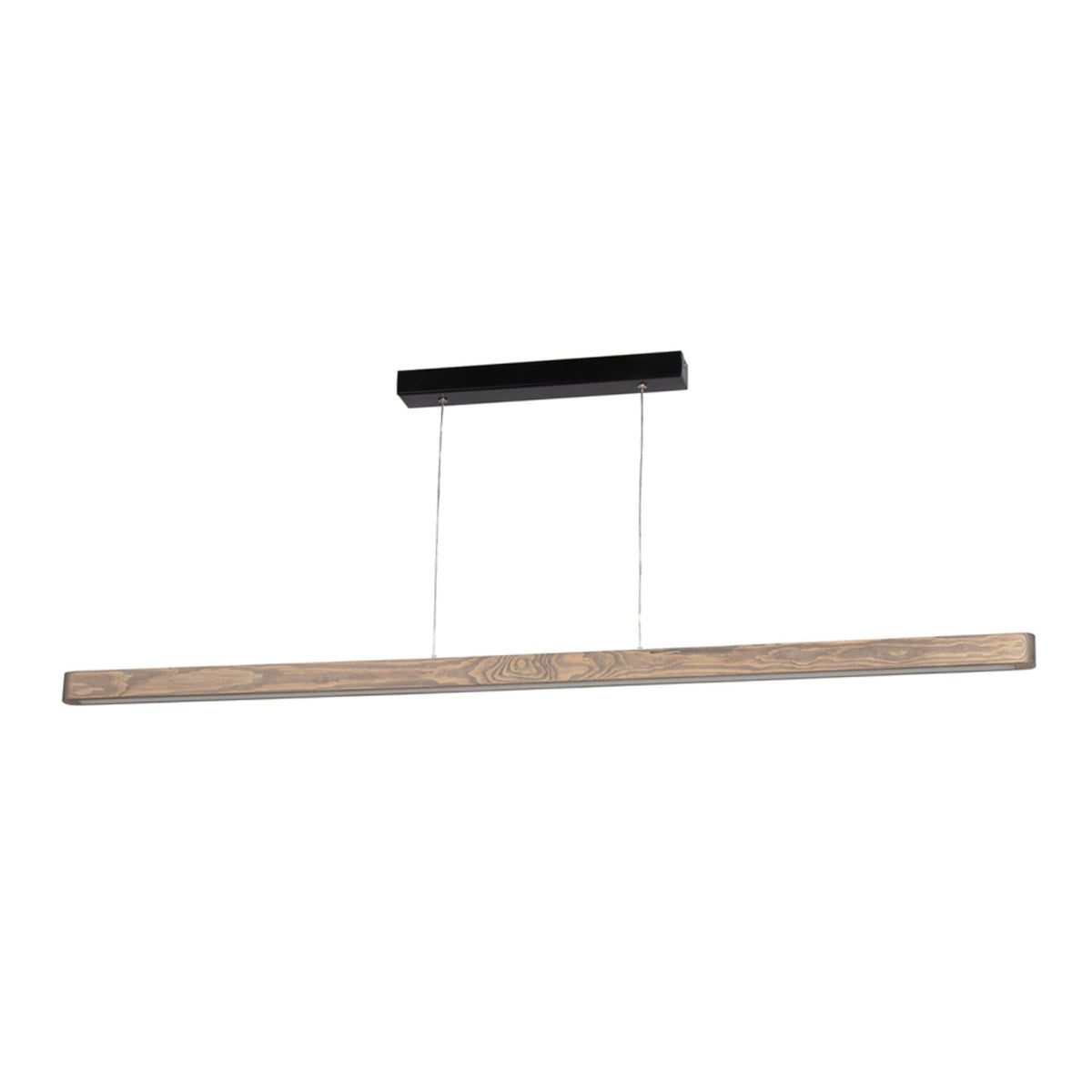 LED pendellampe Lineo furu grå 118 cm dimbar forfra