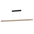 LED pendellampe Lineo furu grå dimbar 135 cm 12W fra siden
