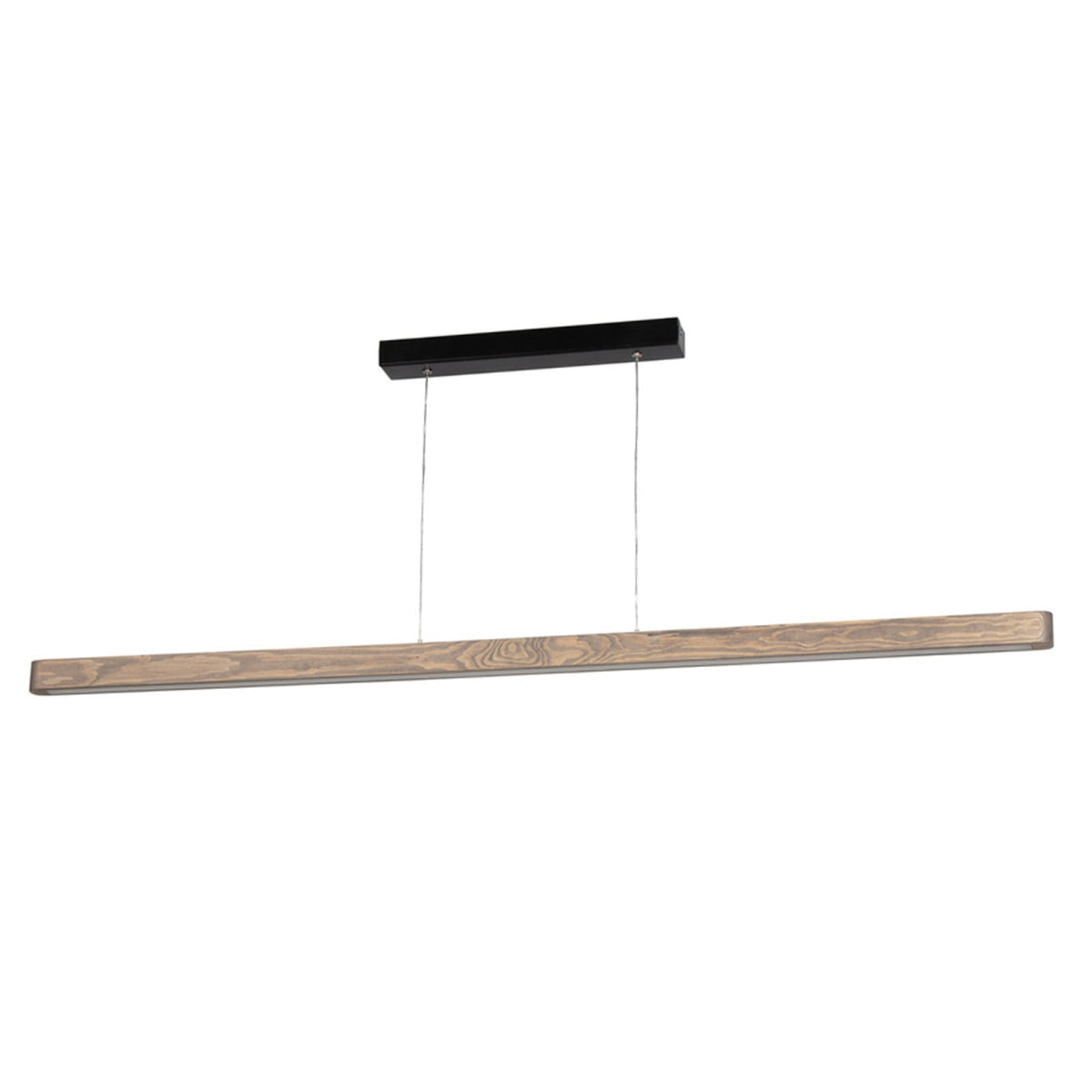 LED pendellampe Lineo furu grå dimbar 135 cm 12W fra siden