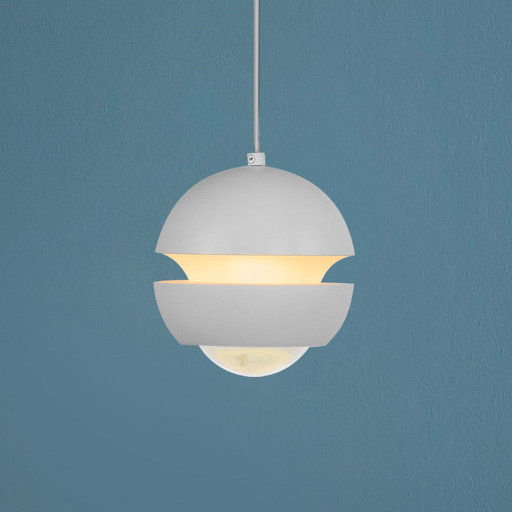 LED pendellampe Lini kuleformet hvit Ø10 cm 3000K forfra