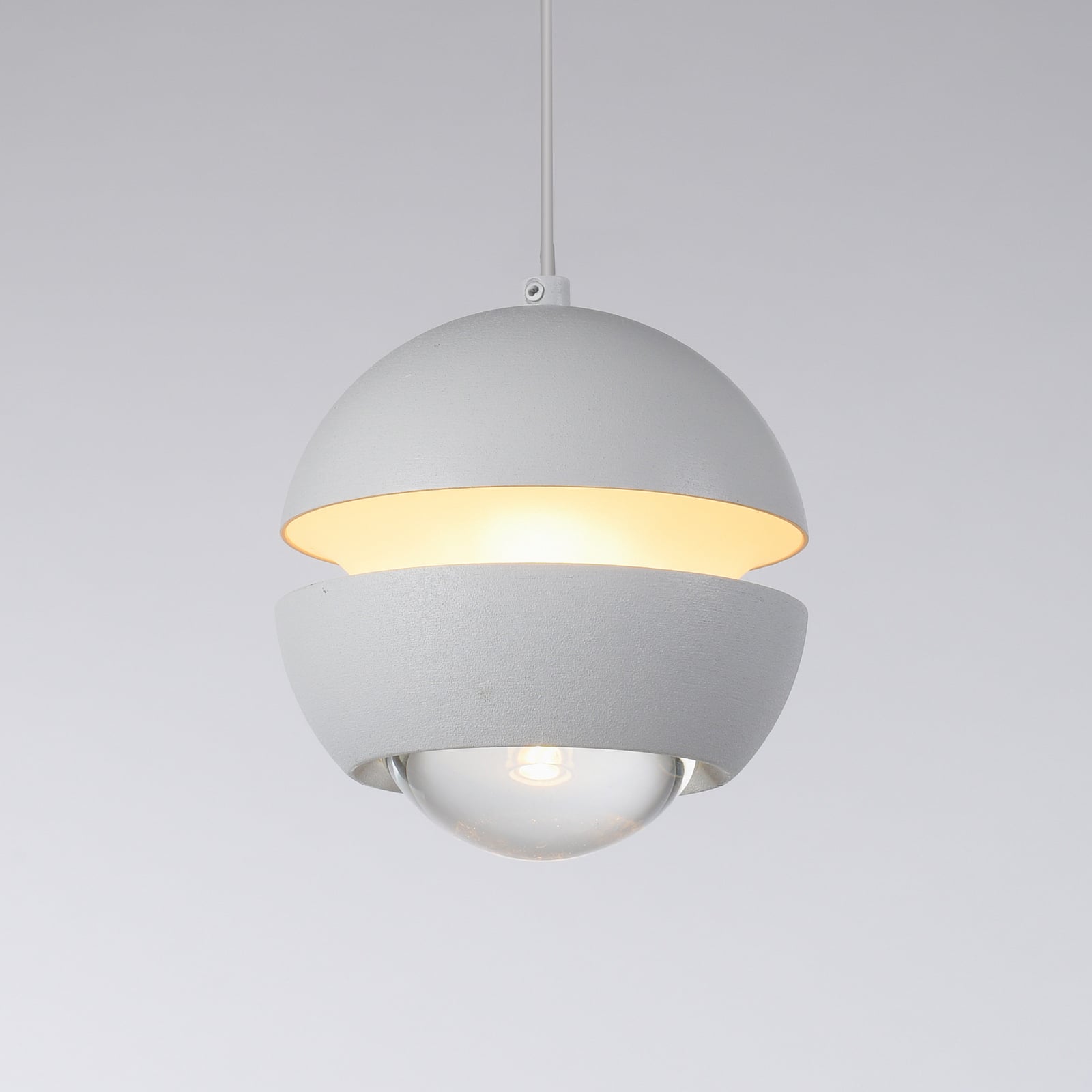 LED pendellampe Lini kuleformet hvit Ø10 cm 3000K høydejustering