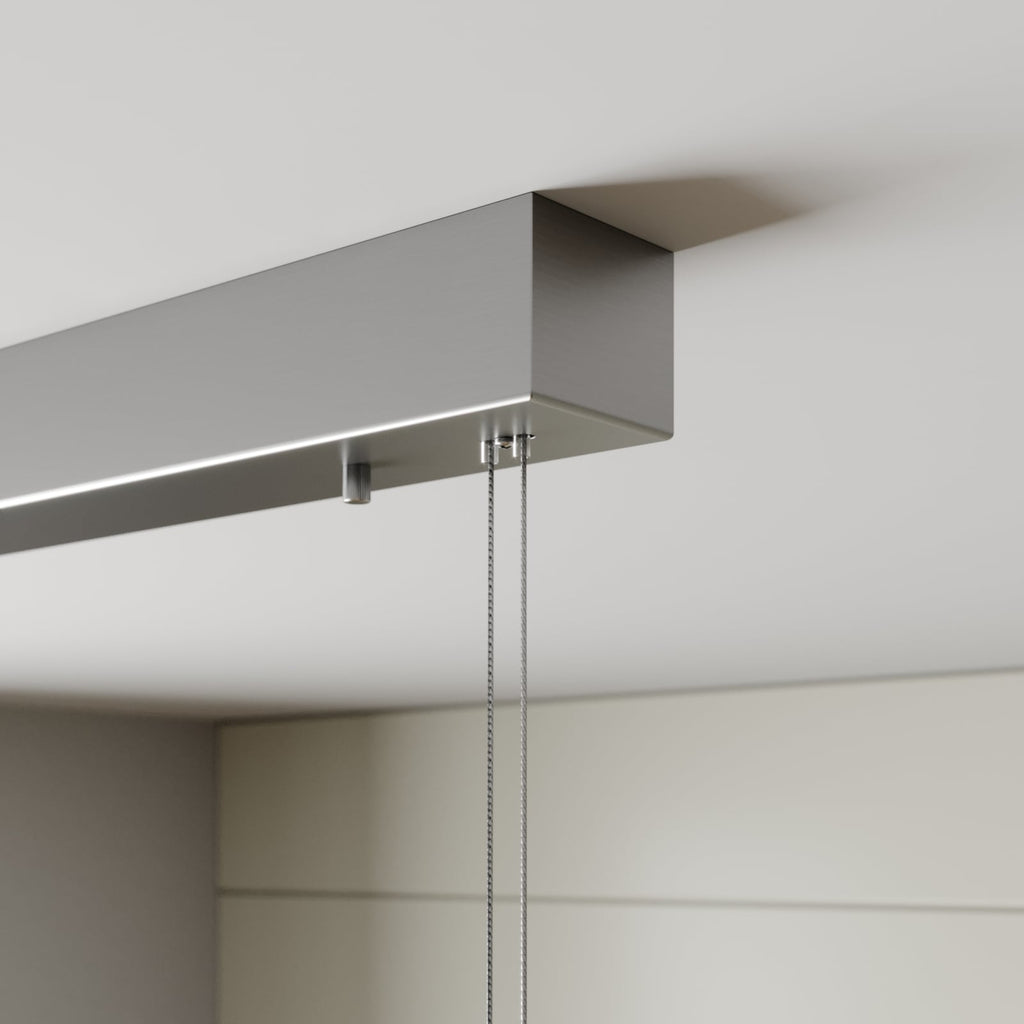 LED pendellampe Lio svart/gull dimbar montert i rom