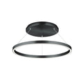 LED pendellampe Lisa-D ringformet dimbar med fjernkontroll Ø60 cm forfra