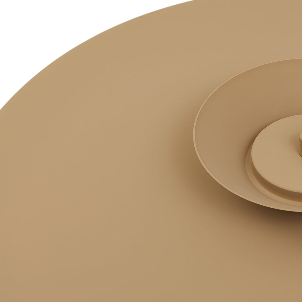 LED pendellampe Livie dimbar beige aluminium lysbilde
