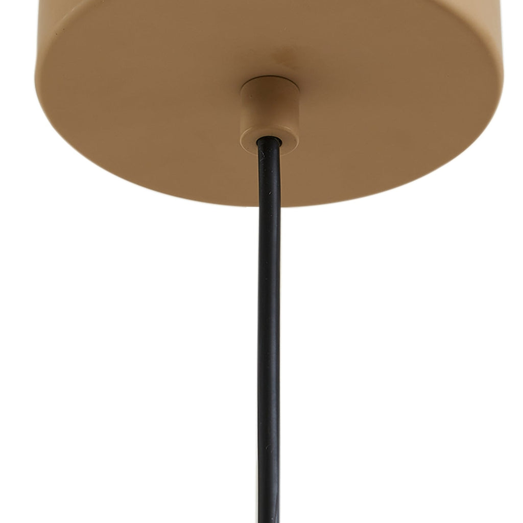 LED pendellampe Livie dimbar beige aluminium produktprofil