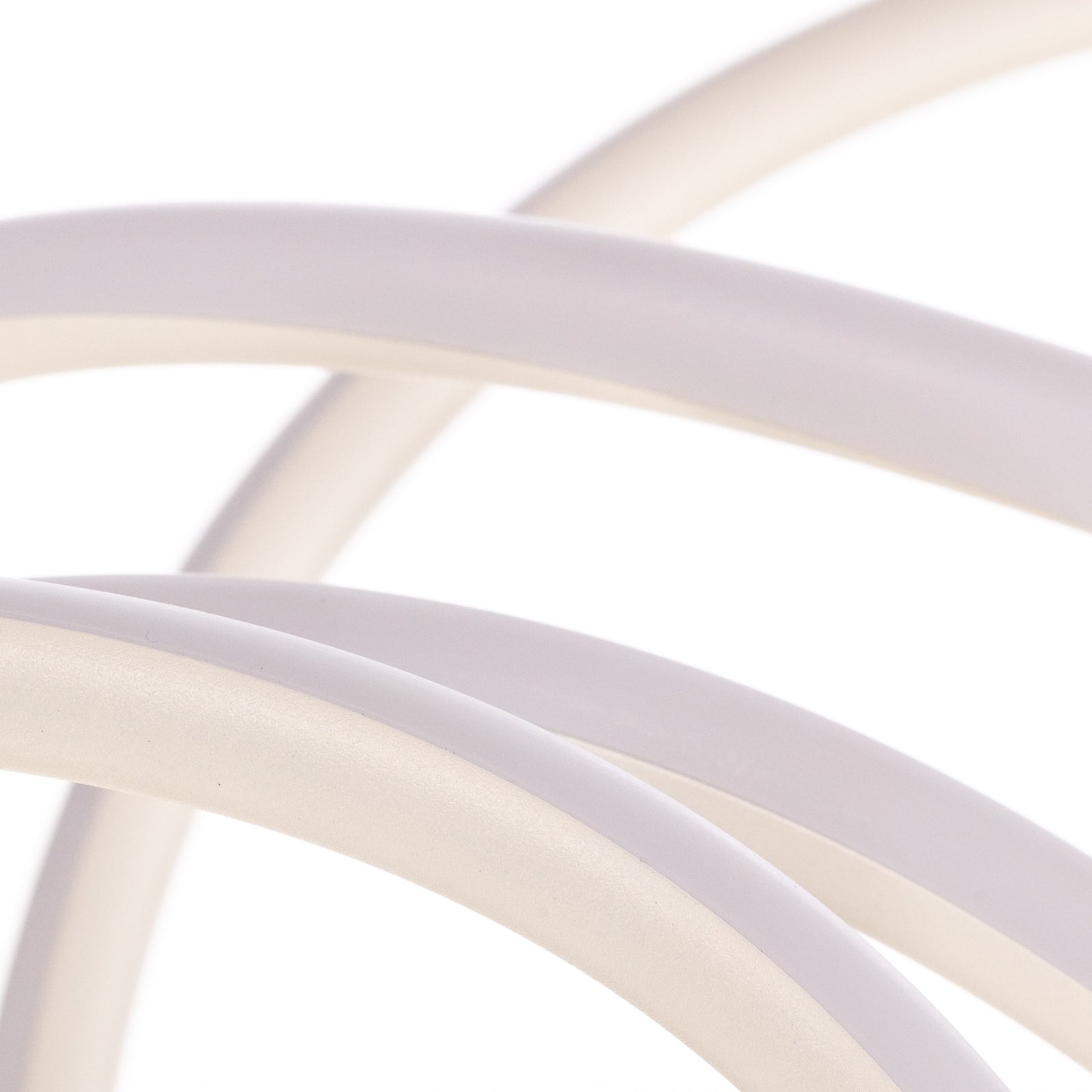 LED pendellampe Loca hvit plast 56W 70 cm nøytralhvit oppheng