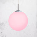 LED pendellampe LOLAsmart Bolo kule glass RGB CCT forfra