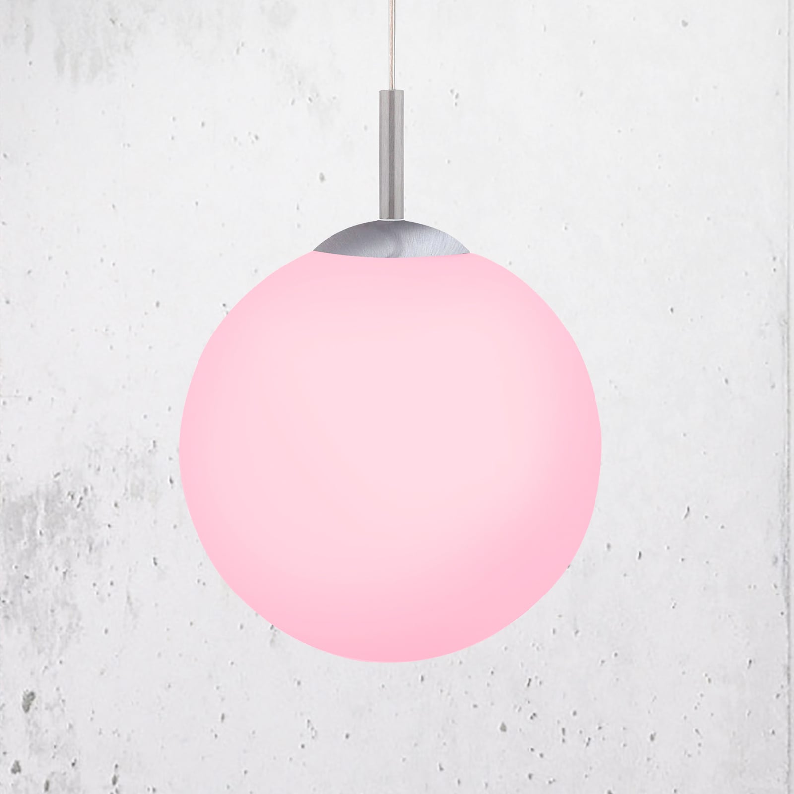 LED pendellampe LOLAsmart Bolo kule glass RGB CCT forfra