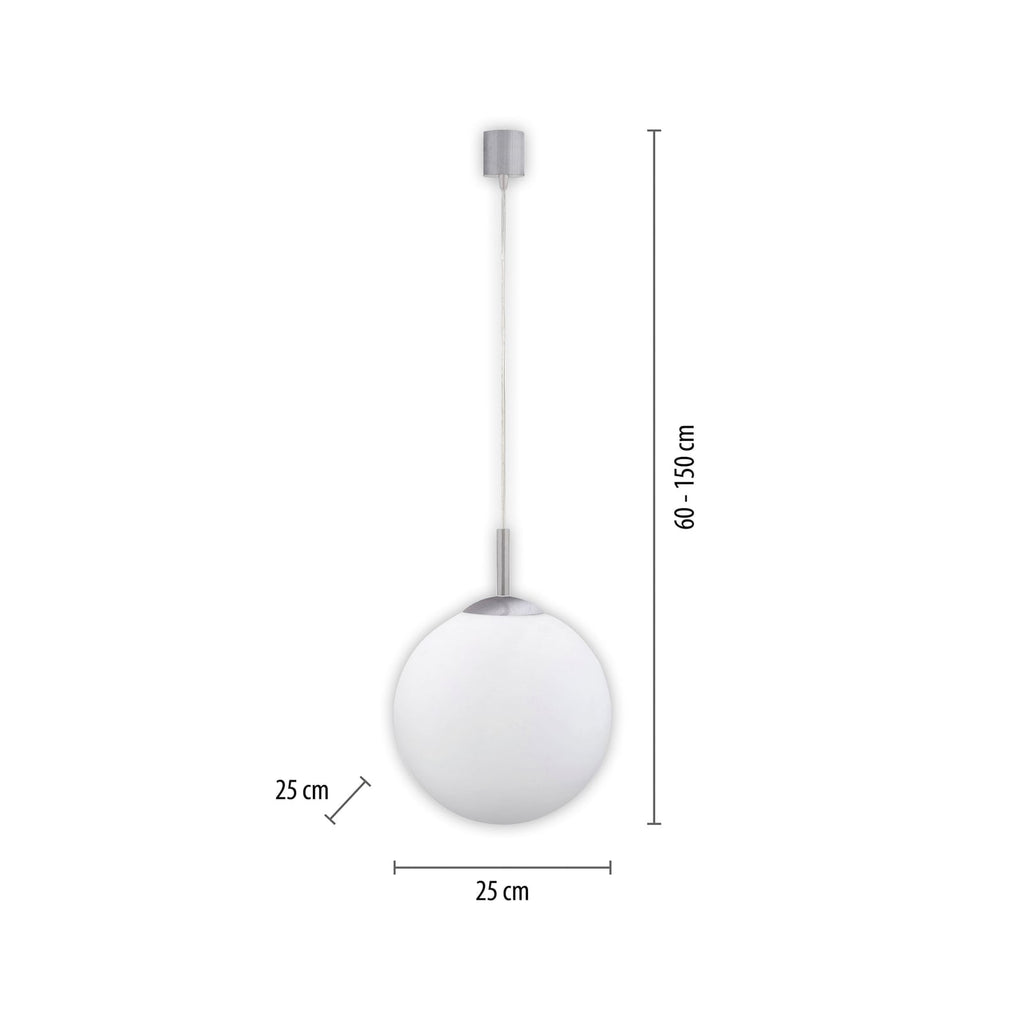 LED pendellampe LOLAsmart Bolo kule glass RGB CCT fjernkontroll