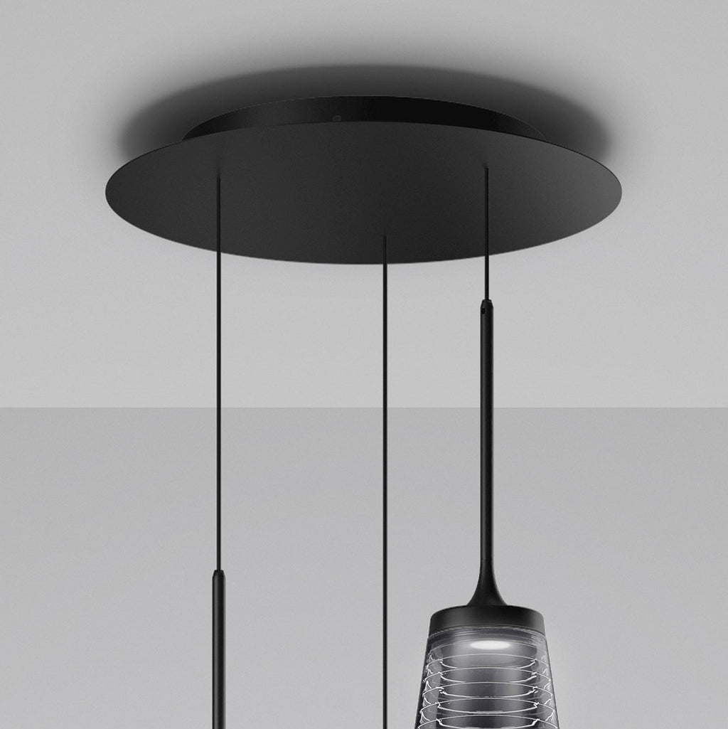 LED pendellampe Look at Me 21 3-lys dimbar nærbilde av skjerm