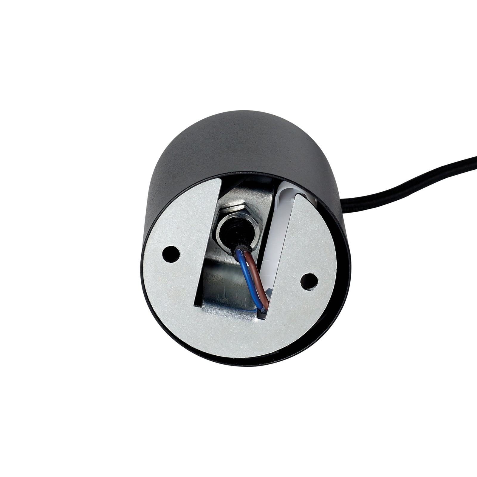 LED pendellampe Look sylinder svart Ø6 cm GU10 7W - Ideallux