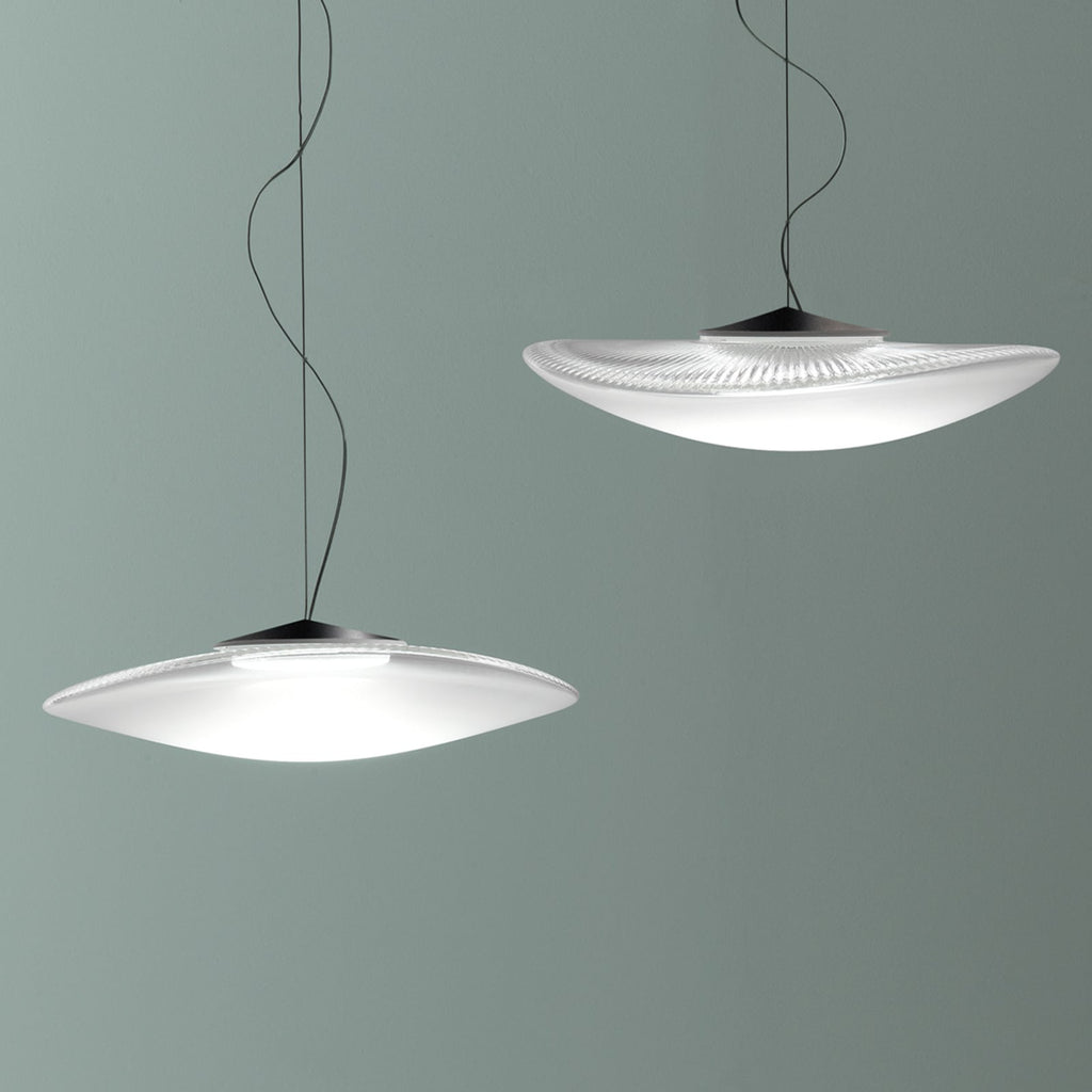 LED pendellampe Loop glass dimbar Ø45 cm 3000K fra Fabbian bakside
