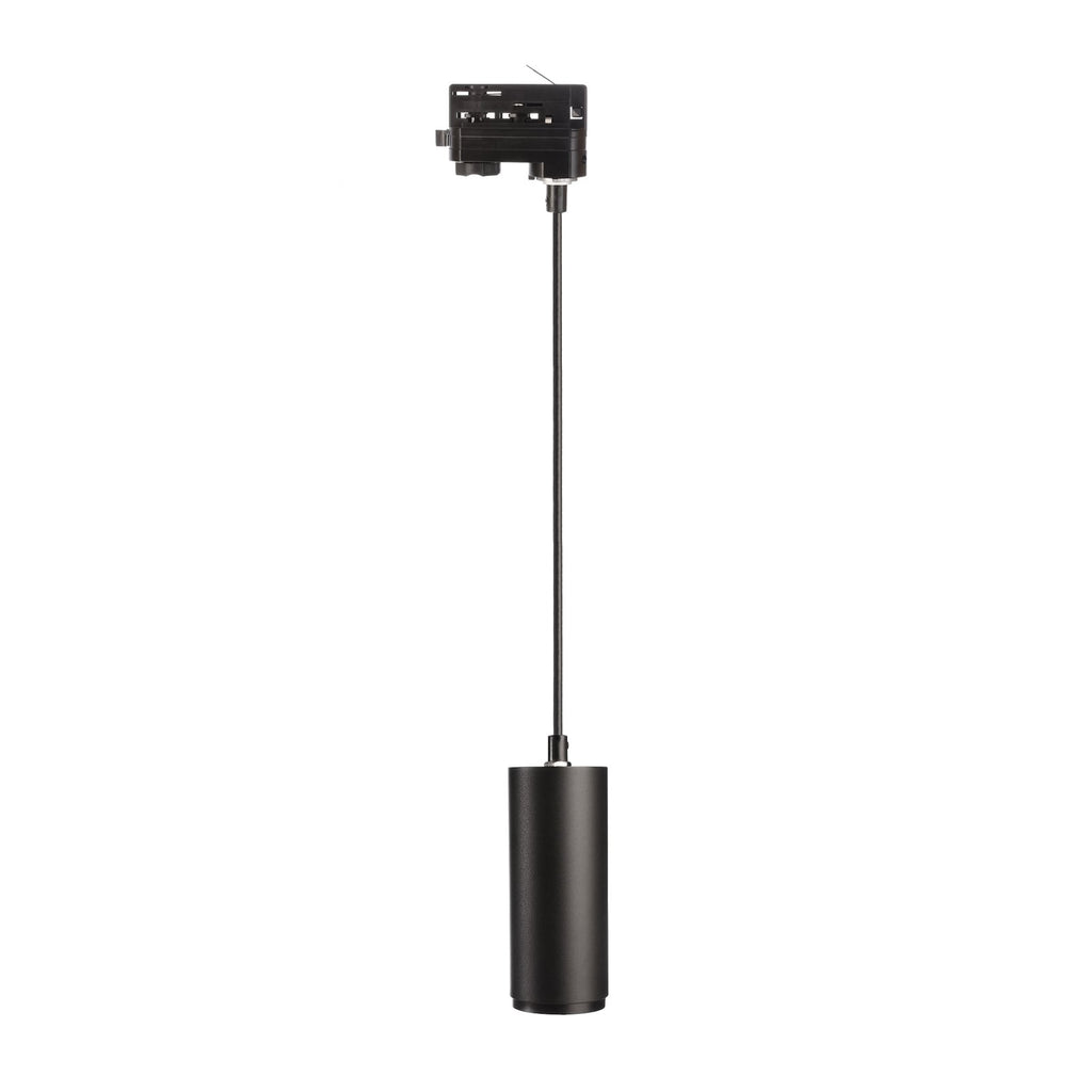 LED pendellampe Lucea 3-fase dimbar svart 10W CRI90 forside