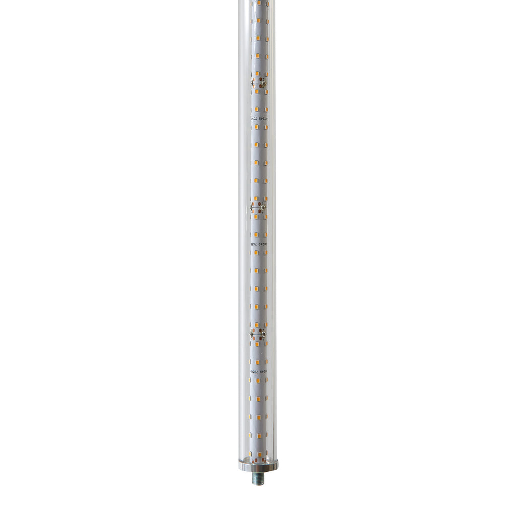 LED pendellampe Lucya 2-lys glass hvit Ø24 cm dimbar i stue