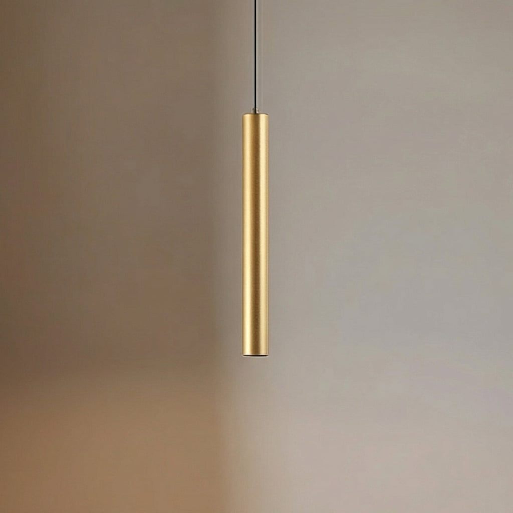LED pendellampe Lumaro 48V CCT dimbar gull forfra