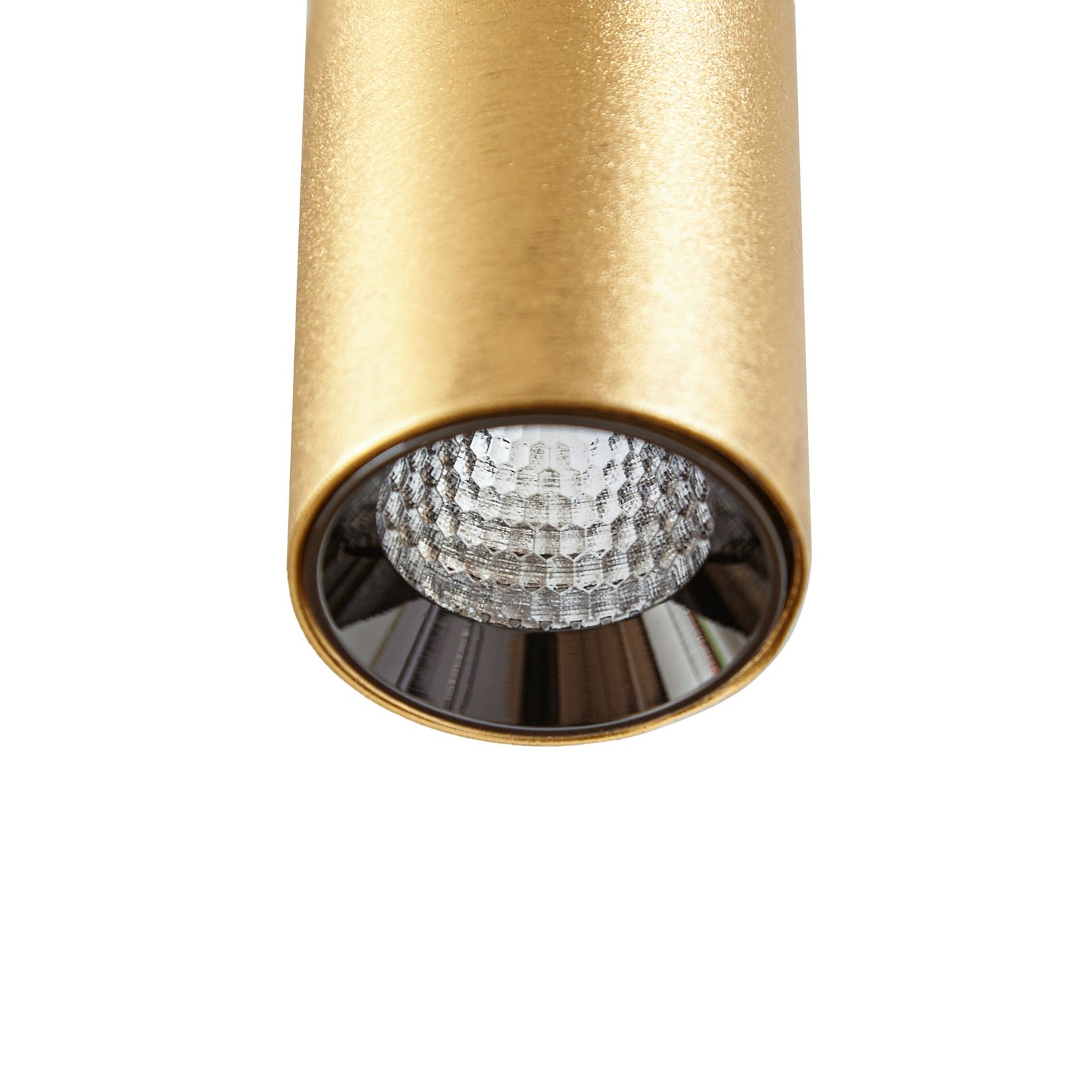 LED pendellampe Lumaro 48V CCT dimbar gull sideprofil