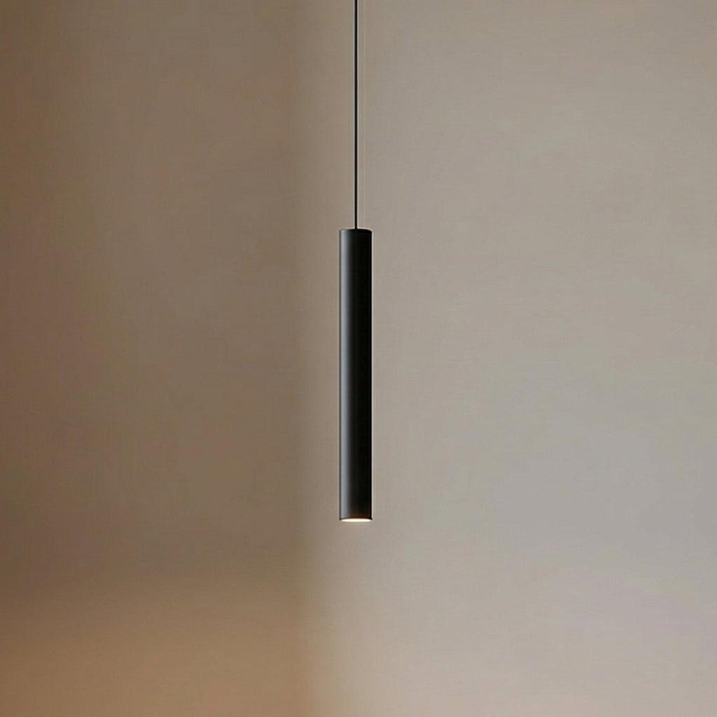 LED pendellampe Lumaro 48V CCT dimbar svart forfra