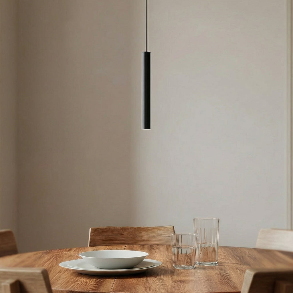 LED pendellampe Lumaro 48V CCT dimbar svart montert