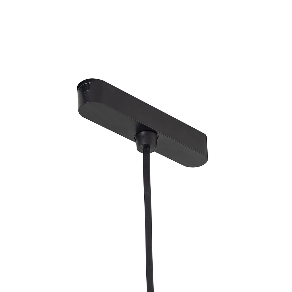 LED-pendellampe Lumaro 48V dimbar CCT svart oppheng