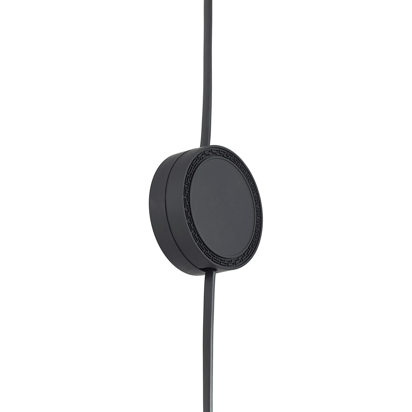 LED-pendellampe Lumaro 48V dimbar CCT svart fra undersiden
