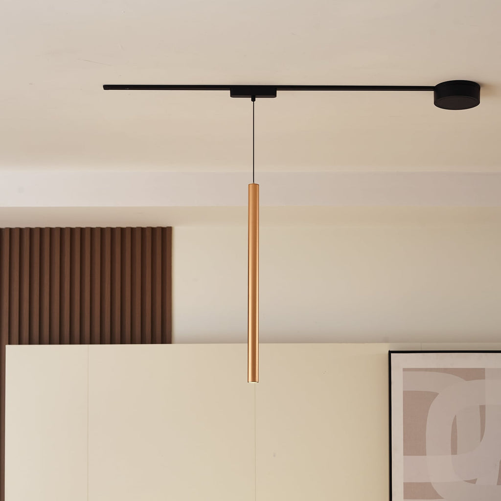 LED-pendellampe Lumaro 48V gull 55 cm dimbar CCT bakside