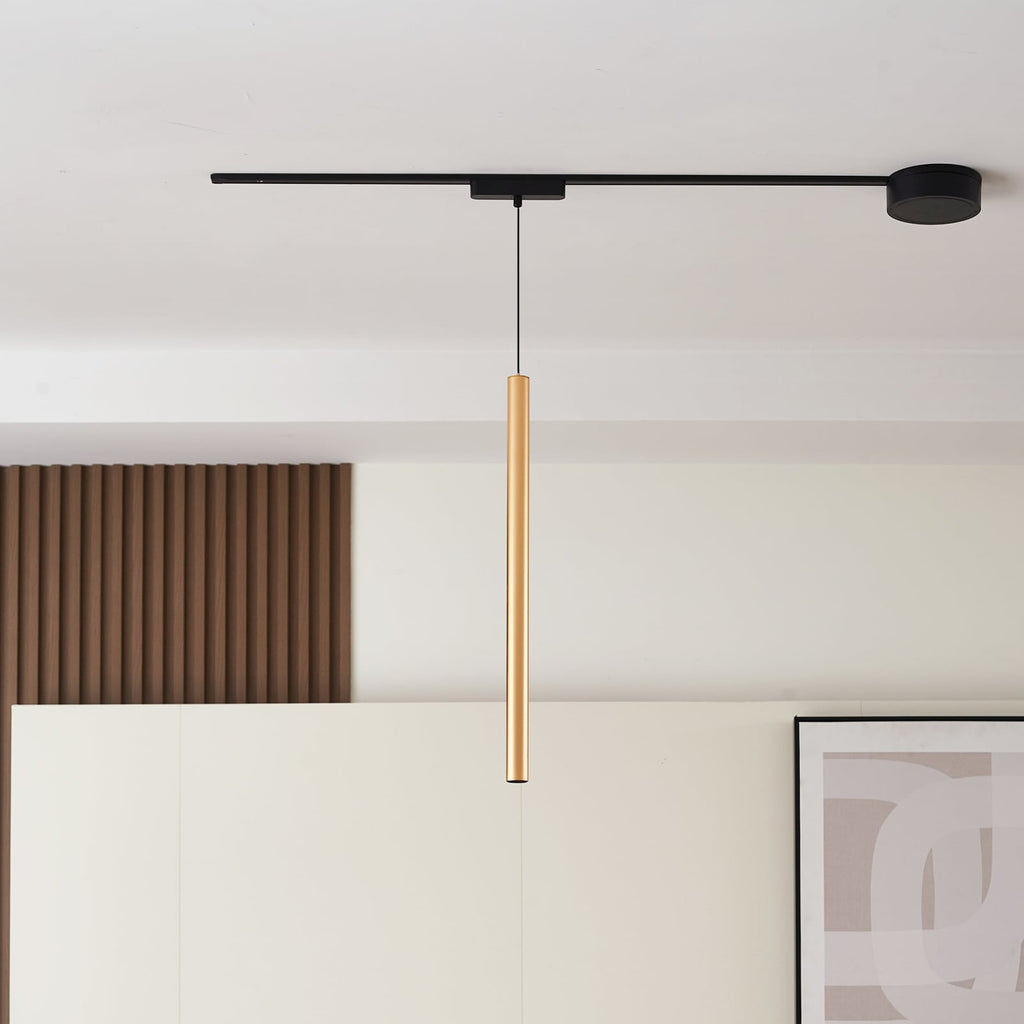 LED-pendellampe Lumaro 48V gull 55 cm dimbar CCT detalj av lampe