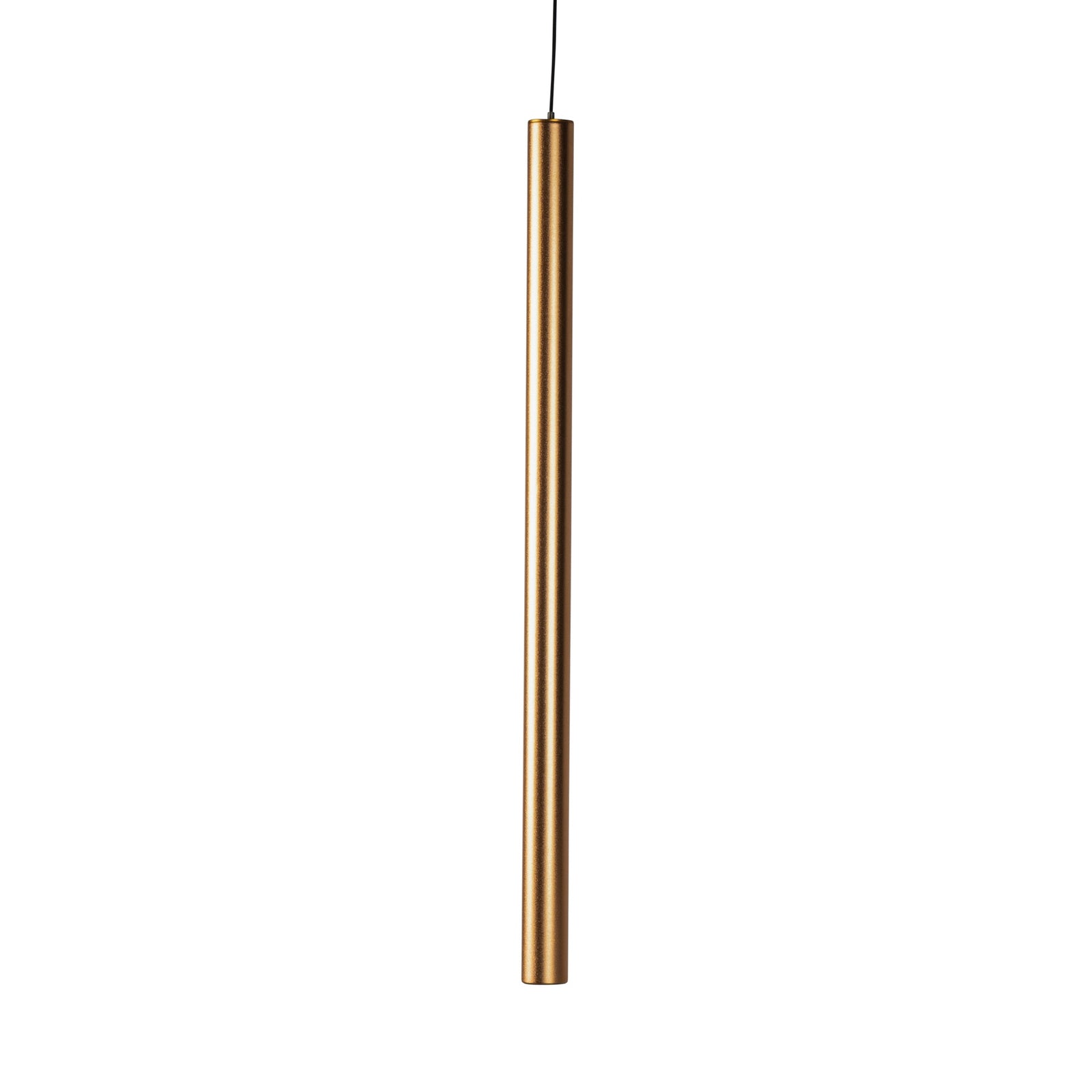 LED-pendellampe Lumaro 48V gull 55 cm dimbar CCT sideprofil