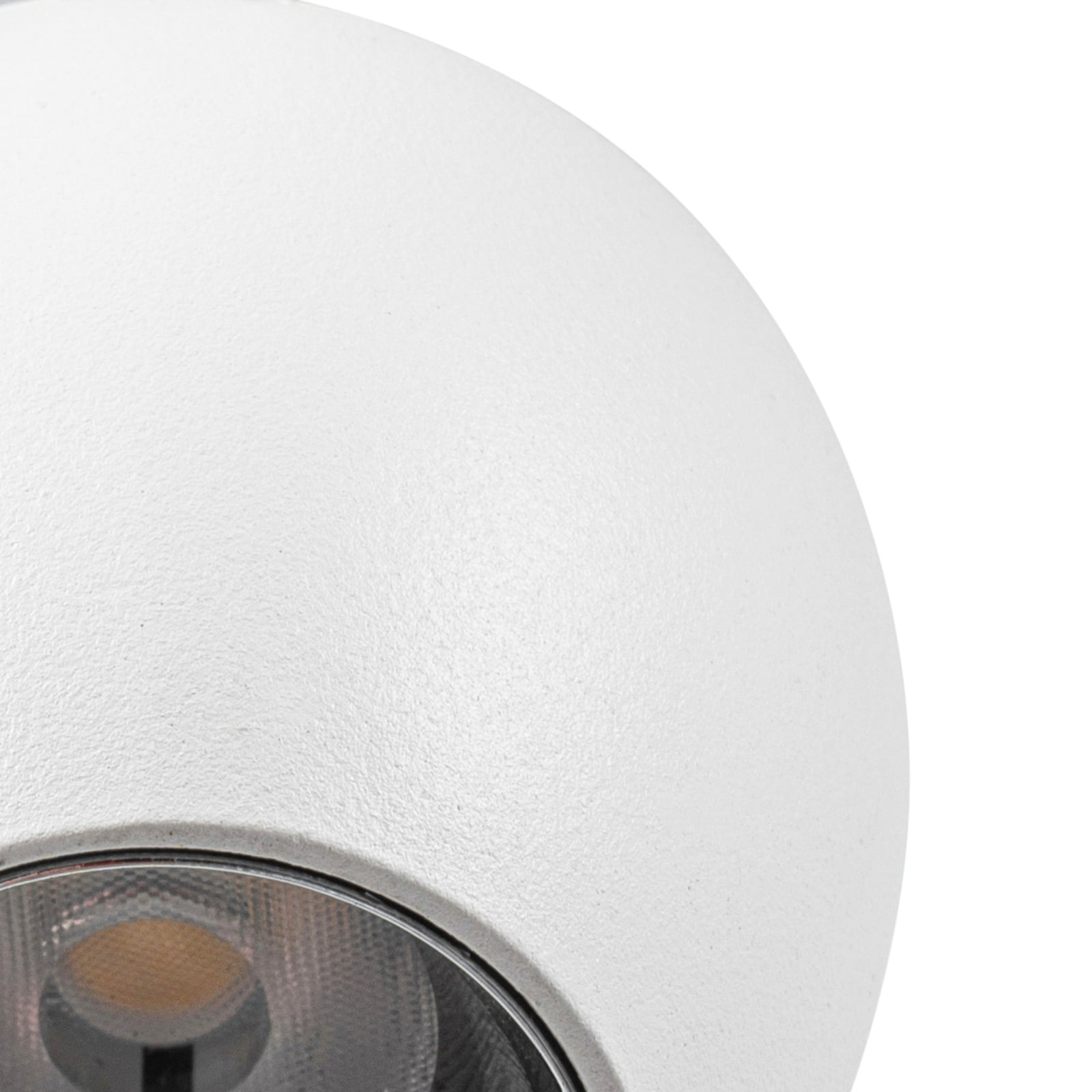 LED pendellampe Lumaro hvit fra siden