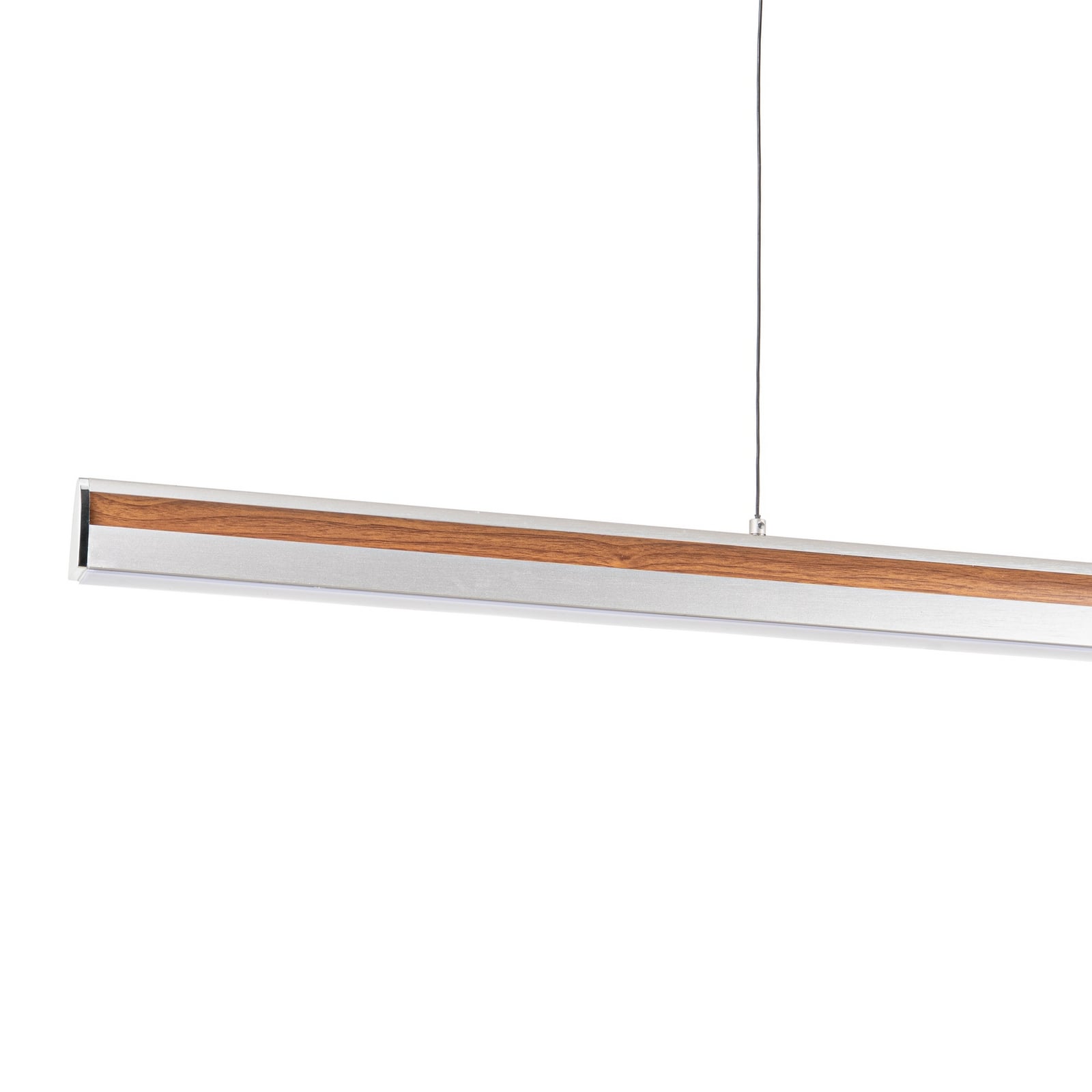 LED pendellampe Lutana rosegull/trefarget dimmer bryter