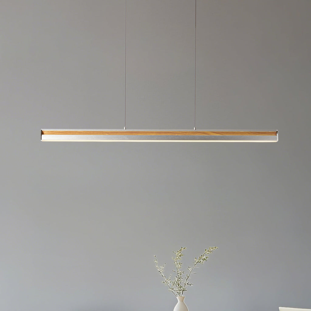 LED pendellampe Lutana rosegull/trefarget forfra