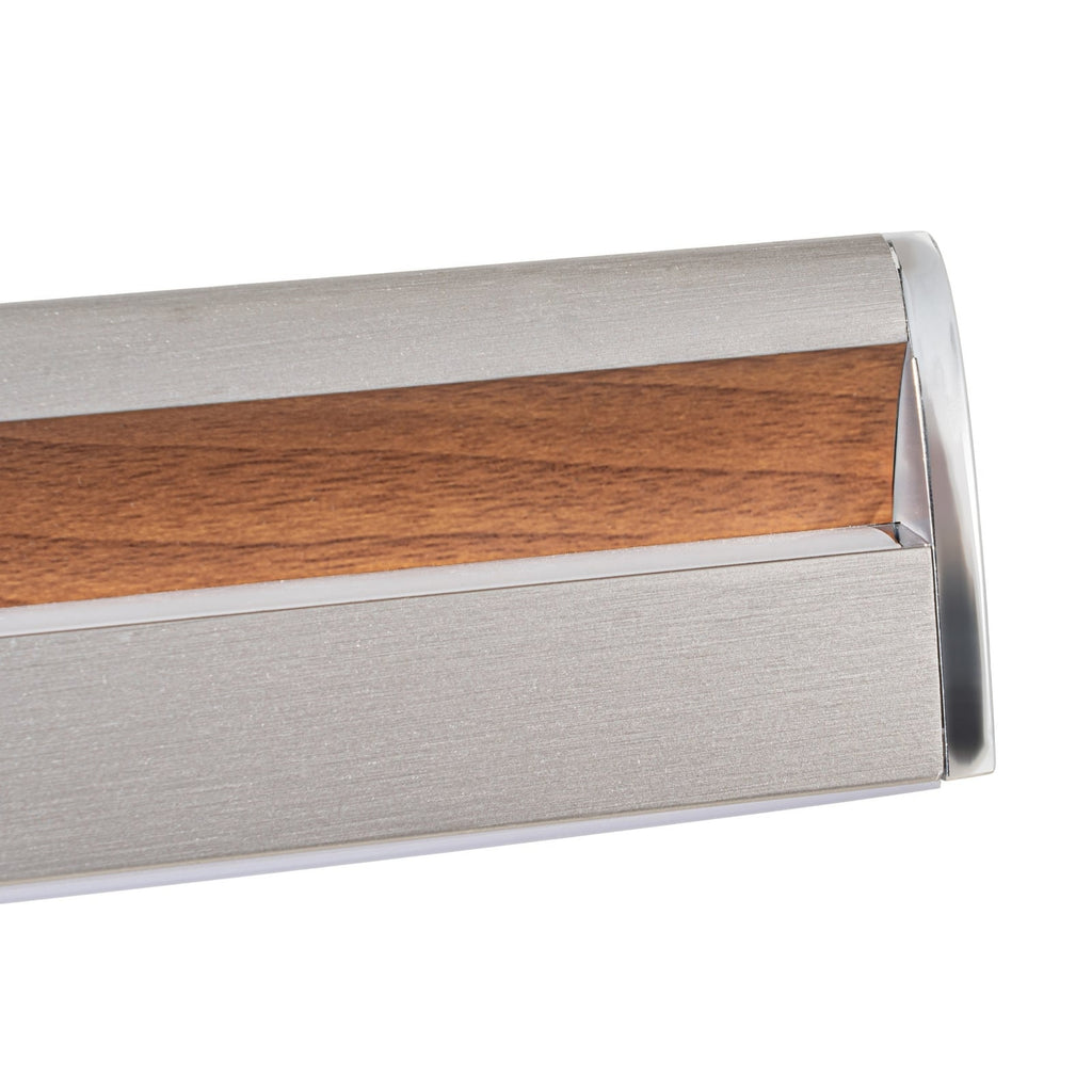 LED pendellampe Lutana rosegull/trefarget hengende detalj