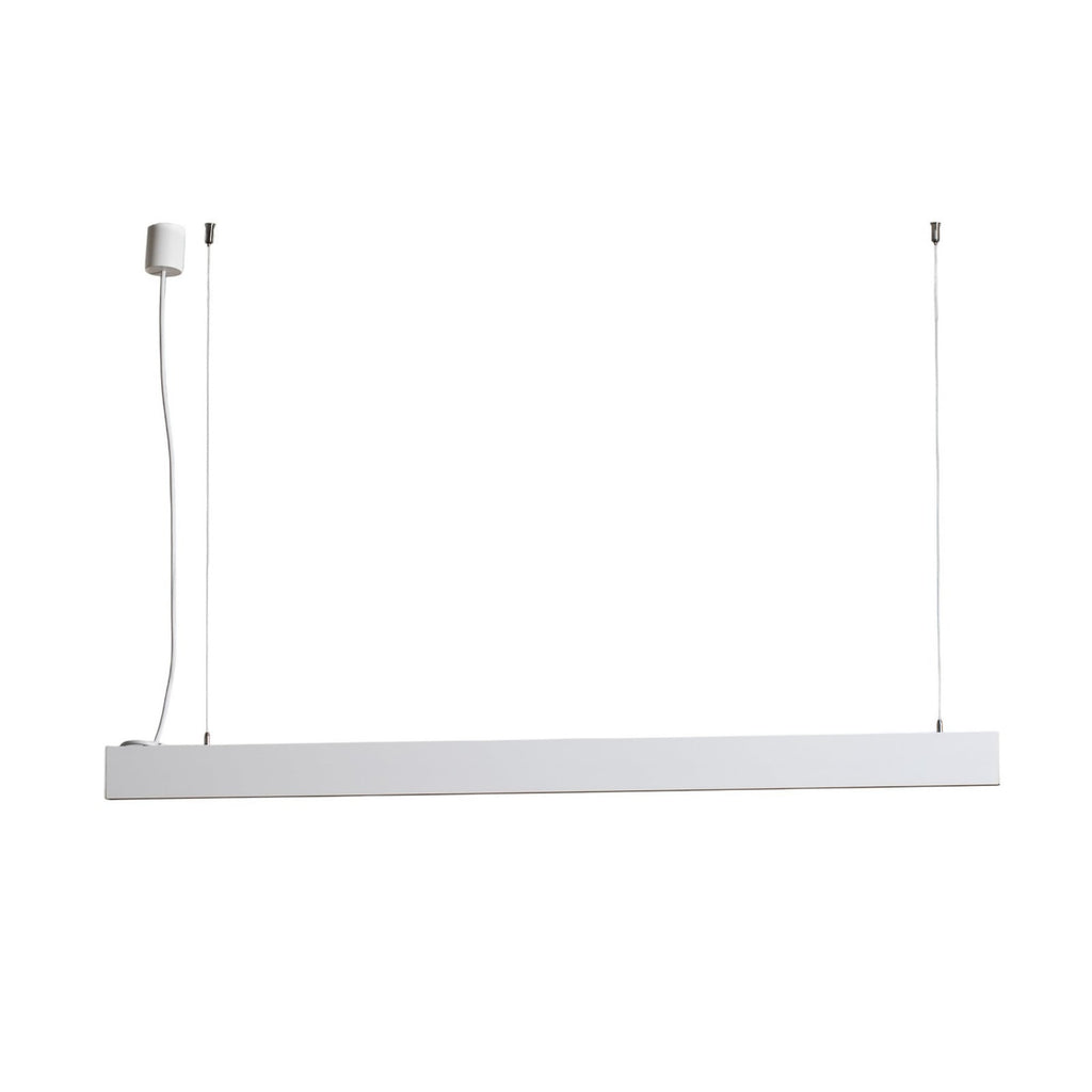 LED pendellampe Luxe hvit metall detalj
