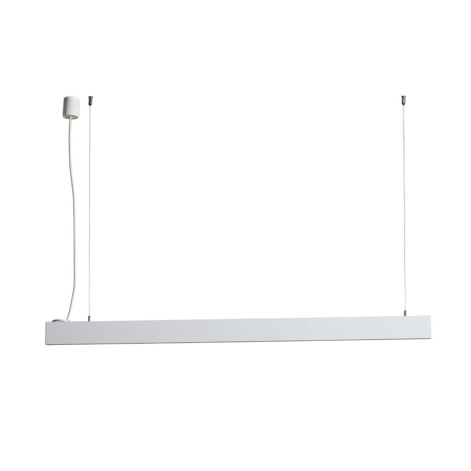 LED pendellampe Luxe hvit metall detalj
