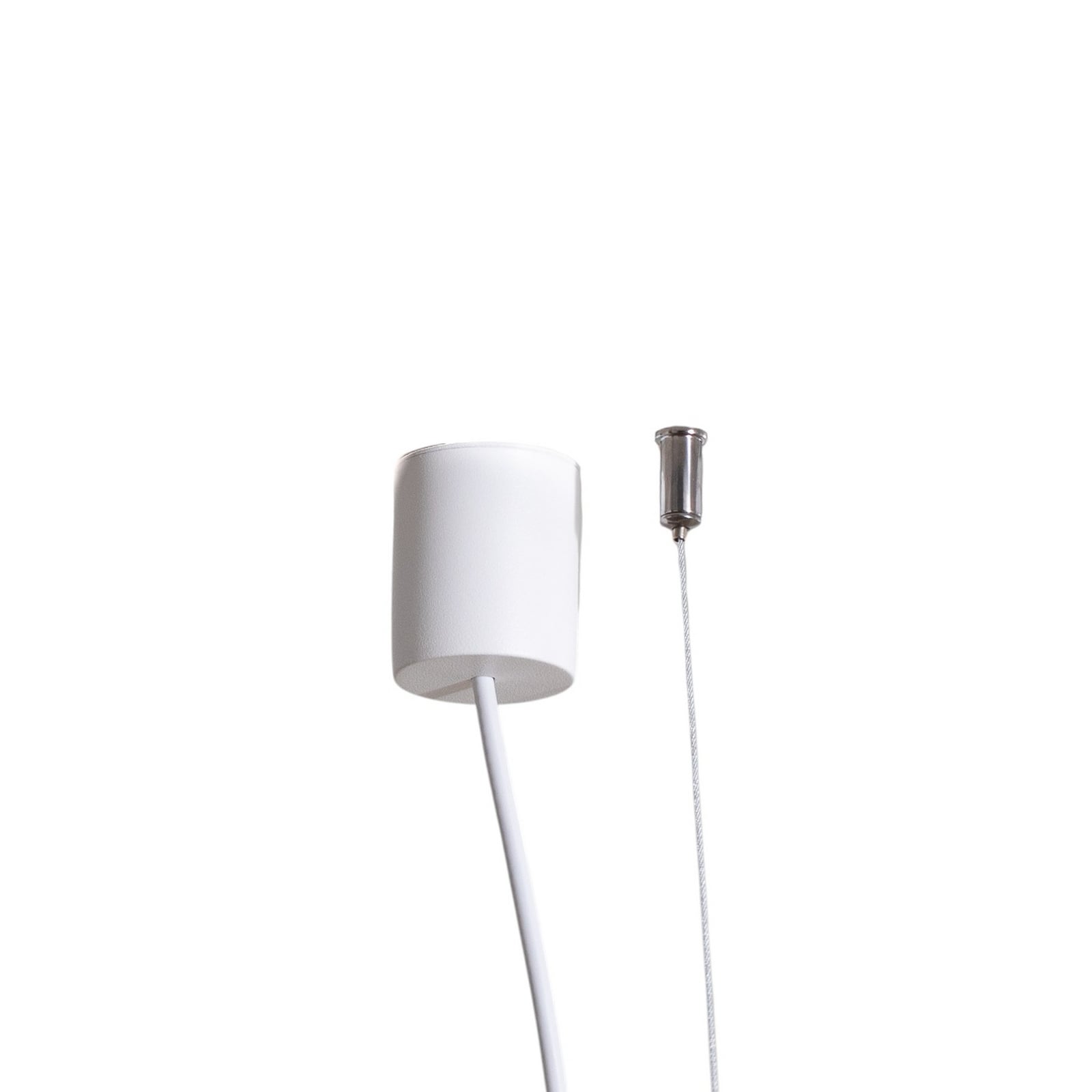 LED pendellampe Luxe hvit metall montert