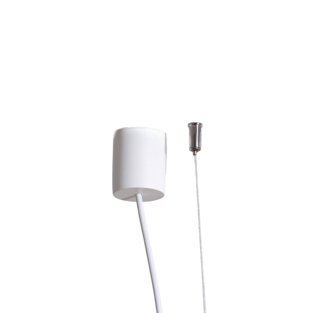 LED pendellampe Luxe hvit metall montert