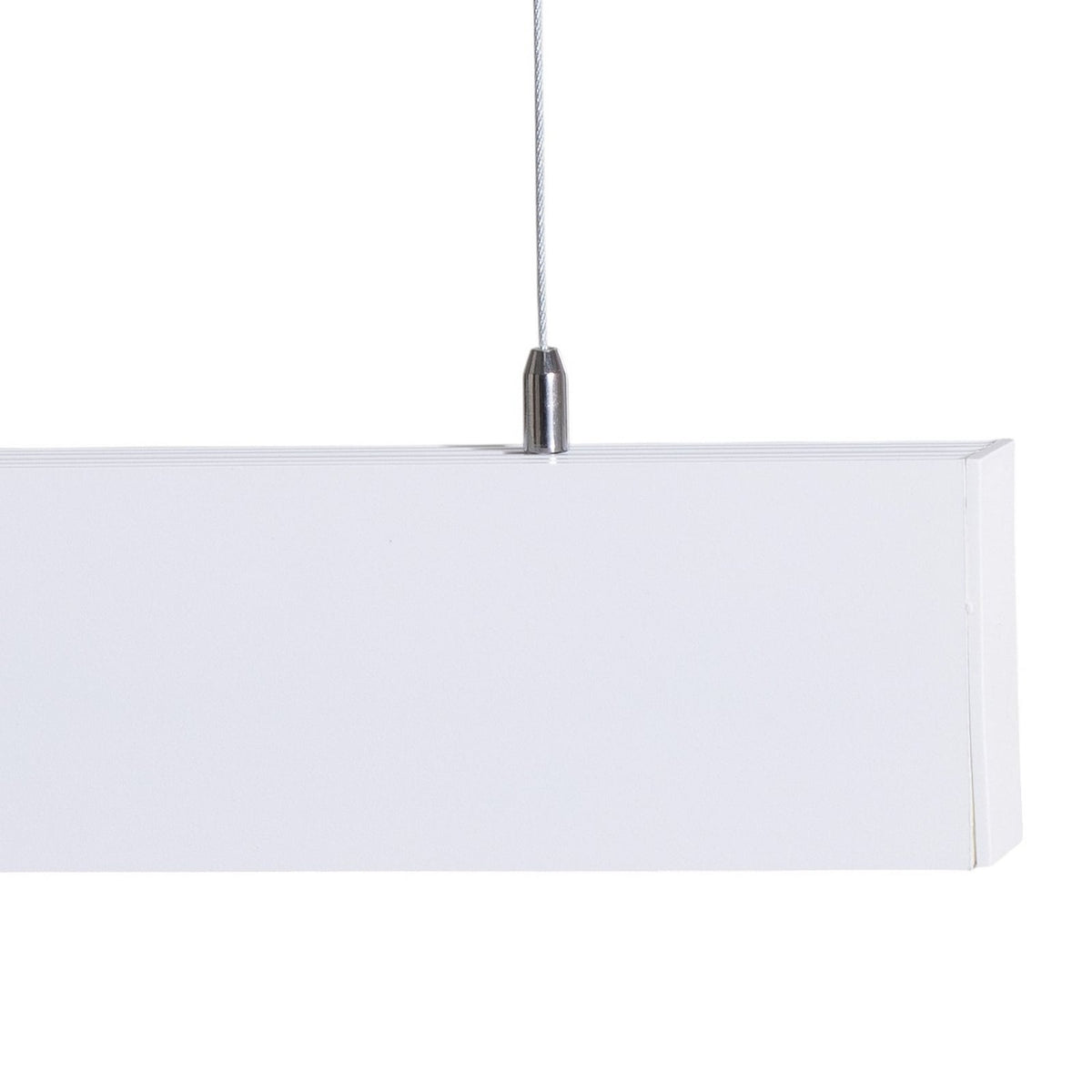 LED pendellampe Luxe hvit metall side